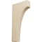 Ekena Millwork 1 3/4"W x 6"D x 12"H Clarksville Bracket, Rubberwood BKTW02X06X12CVRW - alternate 1